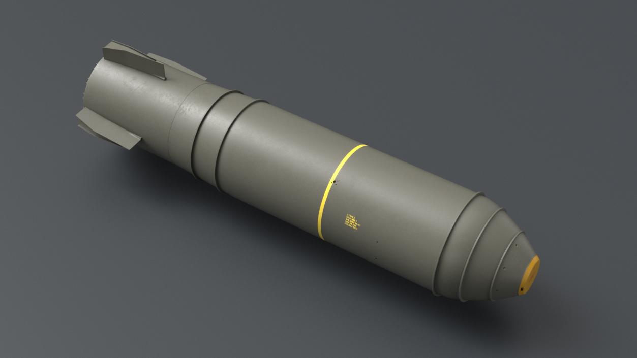 3D Military Thermonuclear Bomb MK-17 model