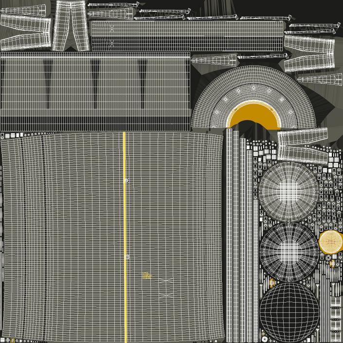 3D Military Thermonuclear Bomb MK-17 model