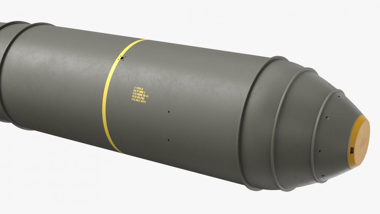 3D Military Thermonuclear Bomb MK-17 model