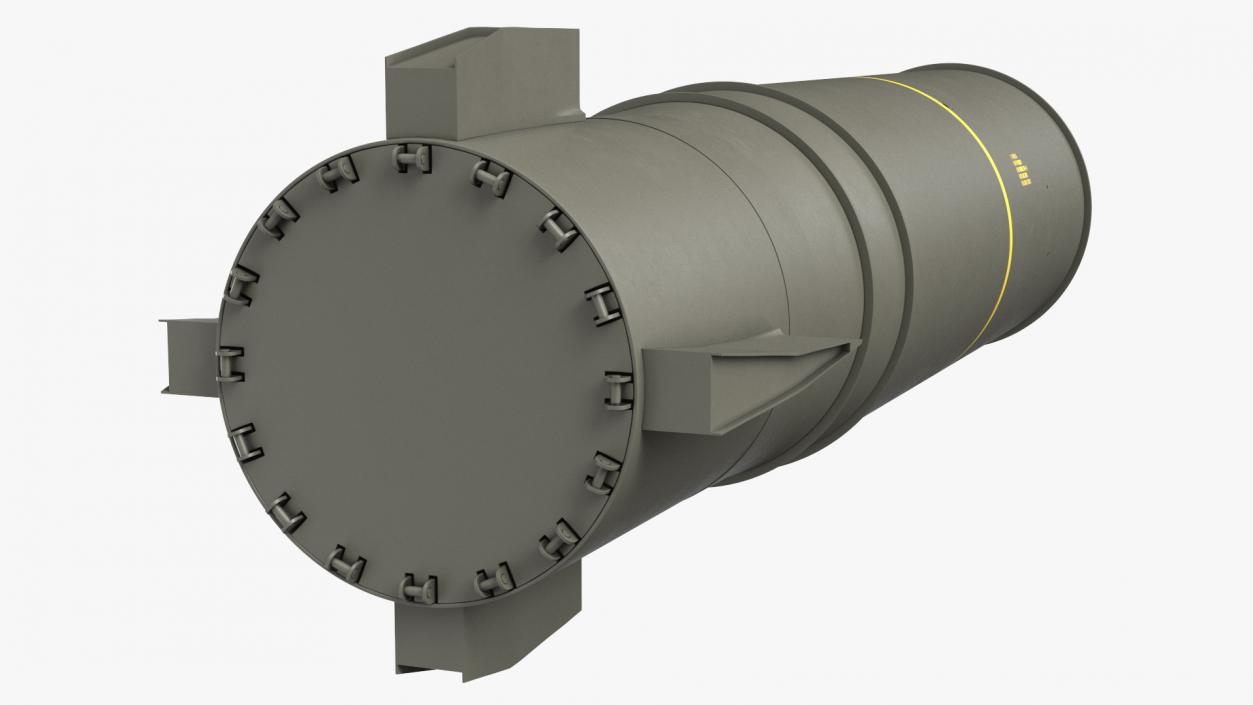 3D Military Thermonuclear Bomb MK-17 model