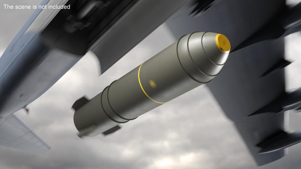 3D Military Thermonuclear Bomb MK-17 model