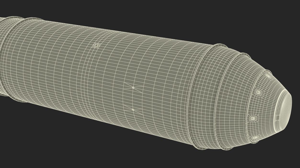 3D Military Thermonuclear Bomb MK-17 model