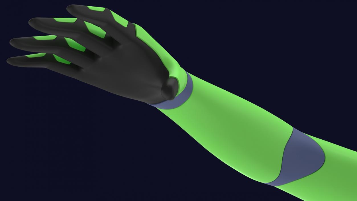 3D model Robotic Humanoid Arm