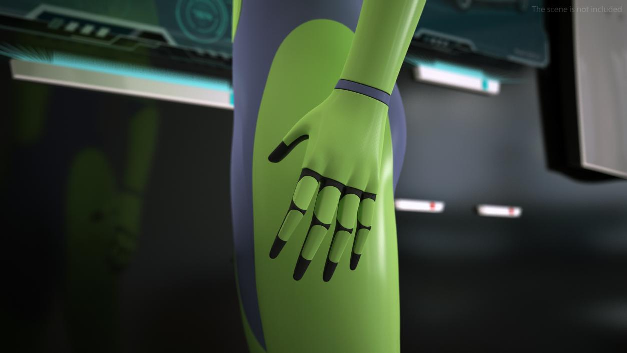 3D model Robotic Humanoid Arm