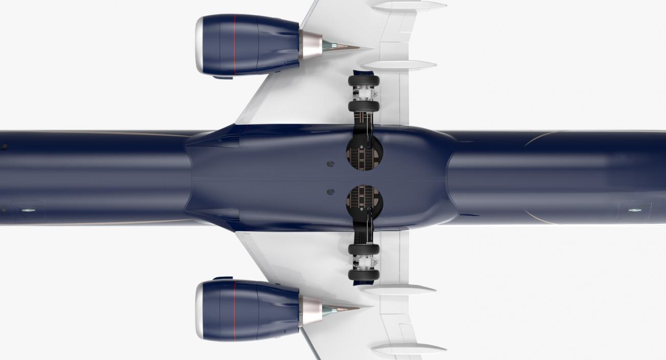 3D Boeing 737-900 with Interior Generic Rigged model