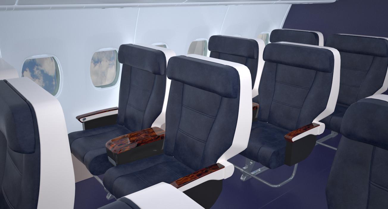 3D Boeing 737-900 with Interior Generic Rigged model