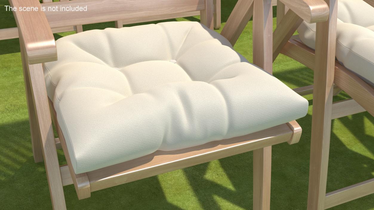 3D Outdoor Chair Pillow(1) model