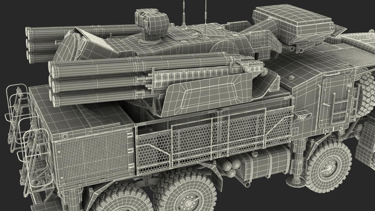 3D model SAM Pantsir S1 SA-22