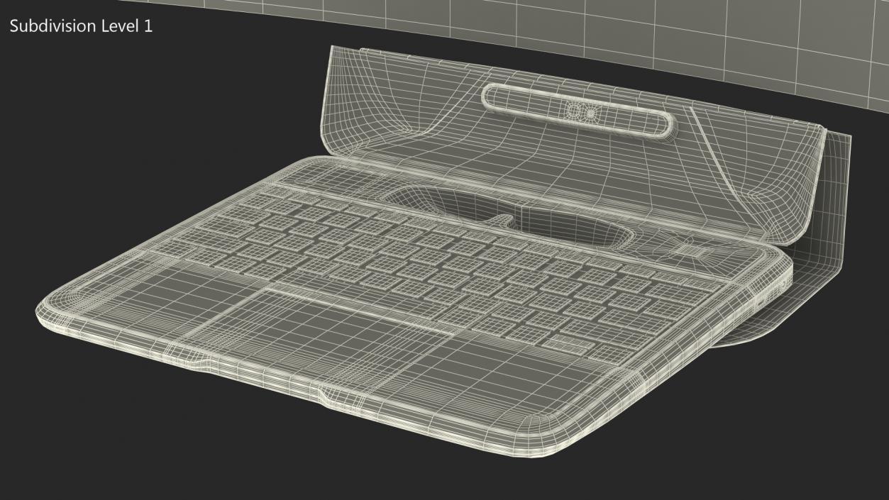 First Augmented Reality Laptop Spacetop 3D model