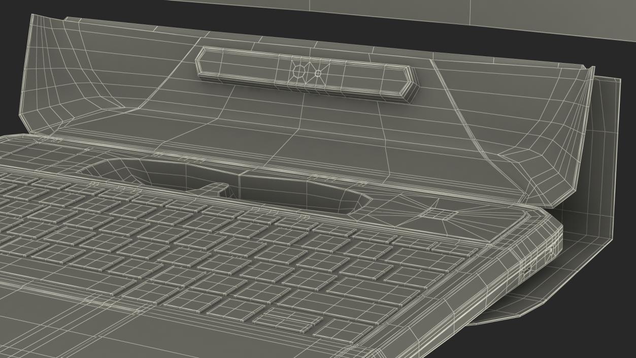 First Augmented Reality Laptop Spacetop 3D model