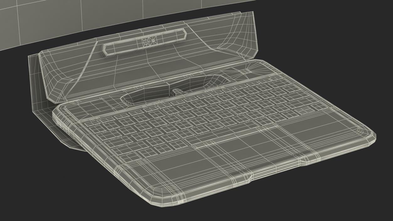 First Augmented Reality Laptop Spacetop 3D model