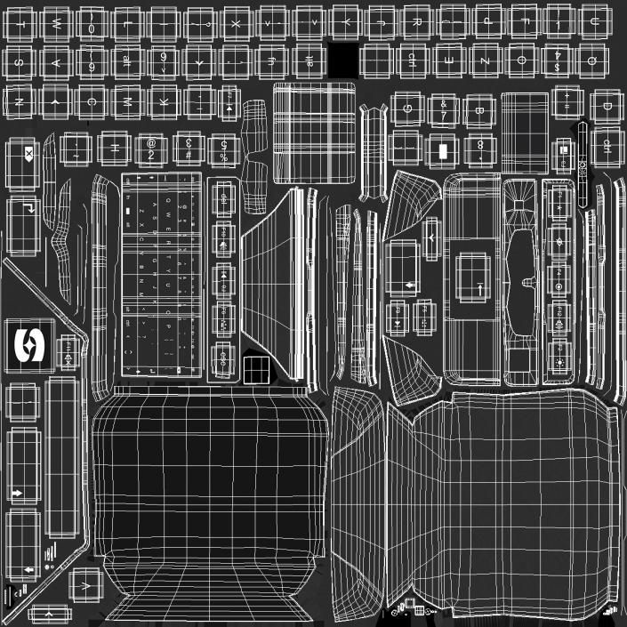 First Augmented Reality Laptop Spacetop 3D model