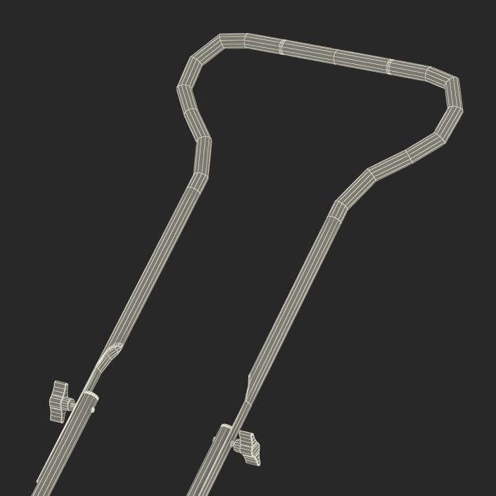 Wheeled Snow Pusher 3D model