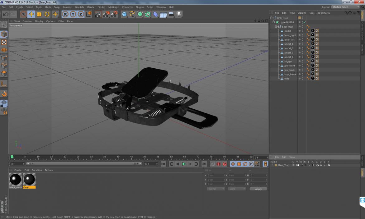 Bear Trap 3D model