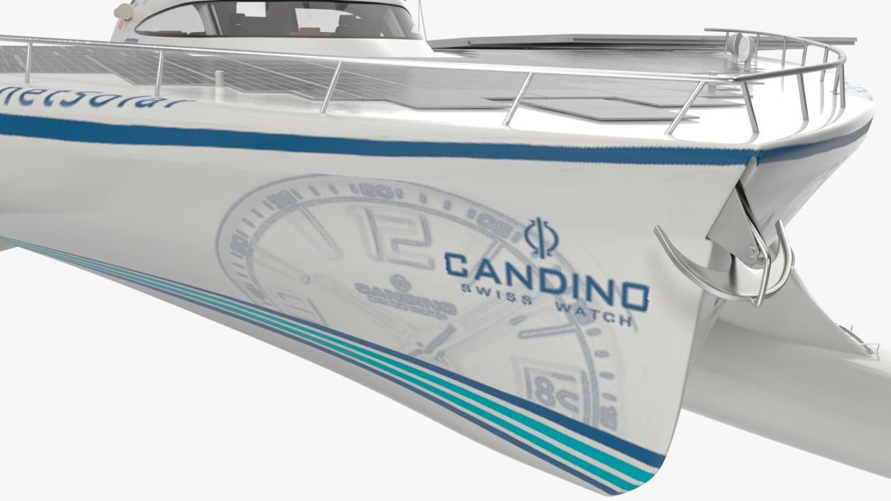 Electric Yacht PlanetSolar Rigged for Cinema 4D 3D