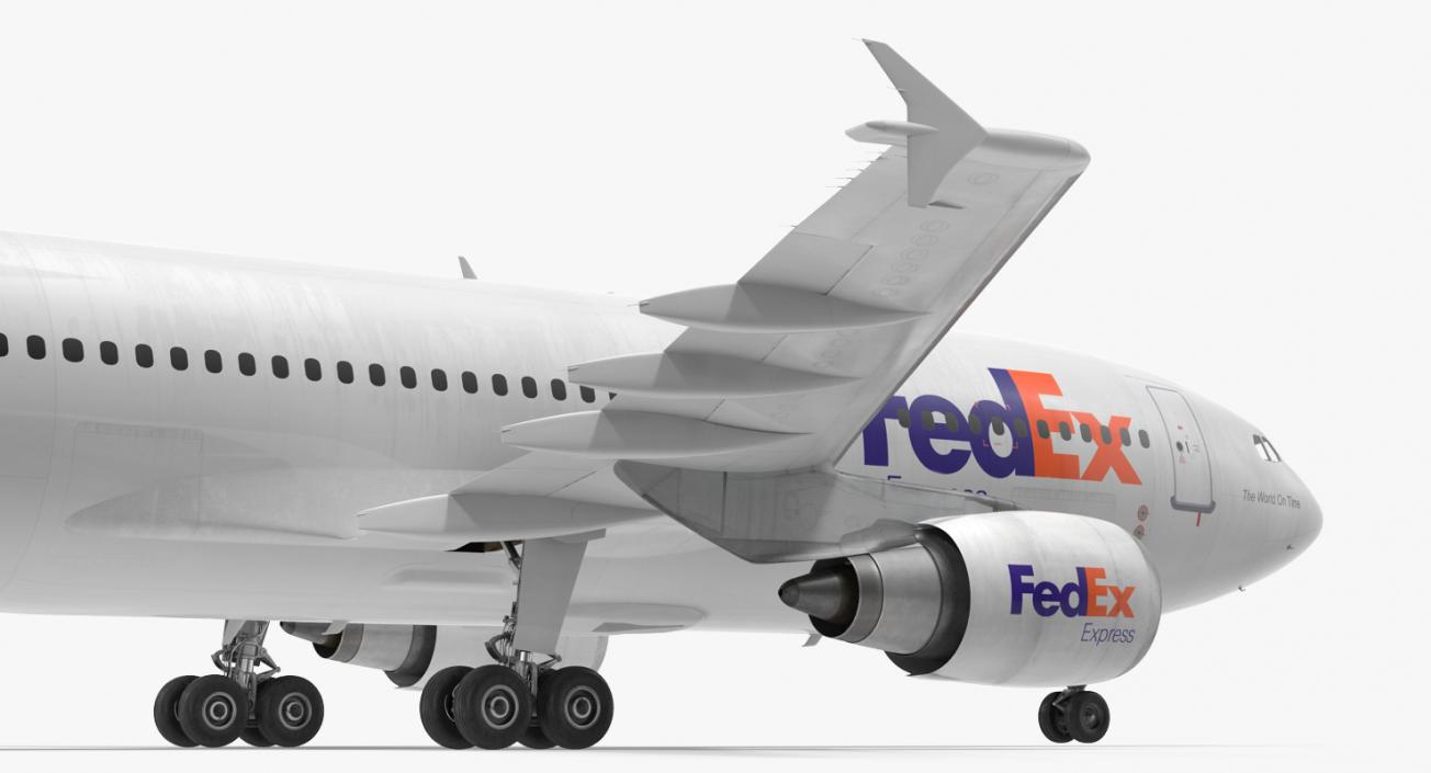 3D Airbus A310-300 FedEx