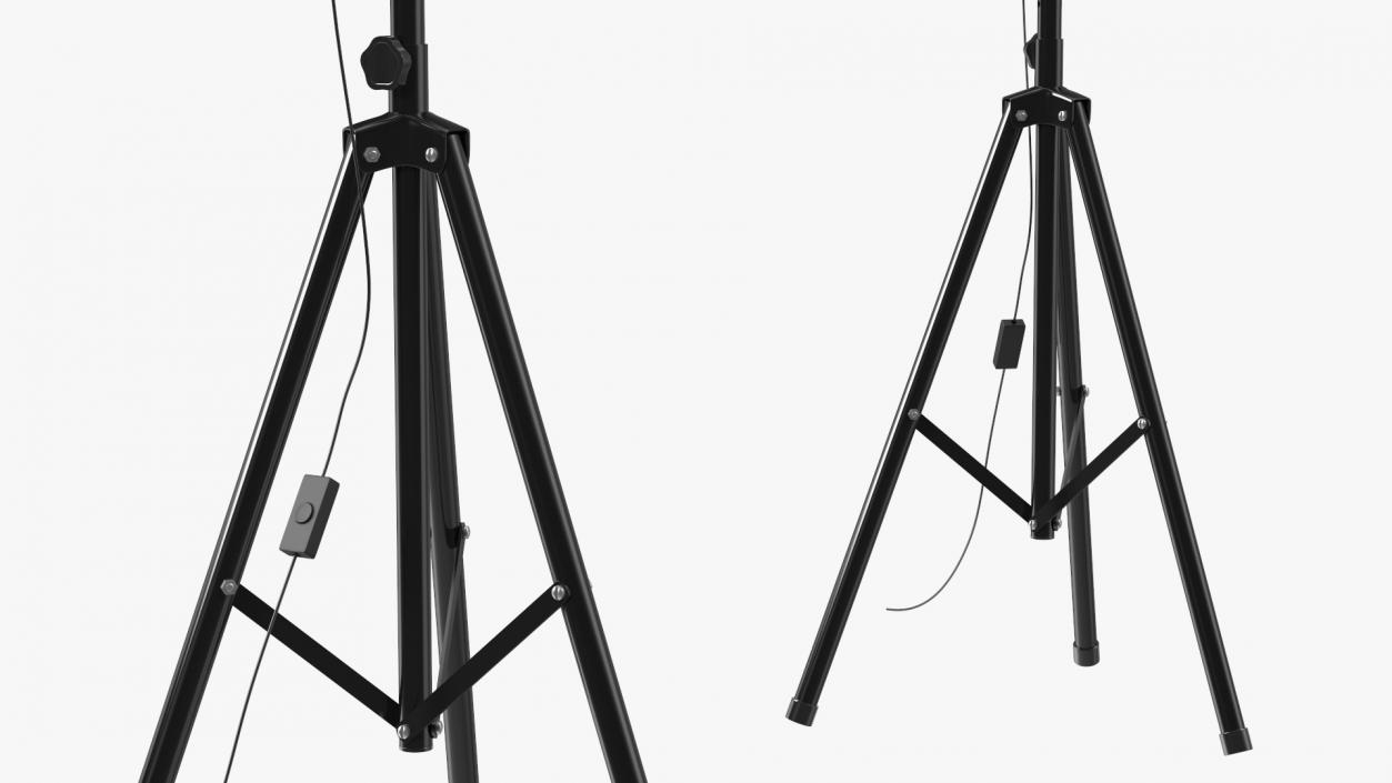 Studio Spotlight on Tripod Stand 3D