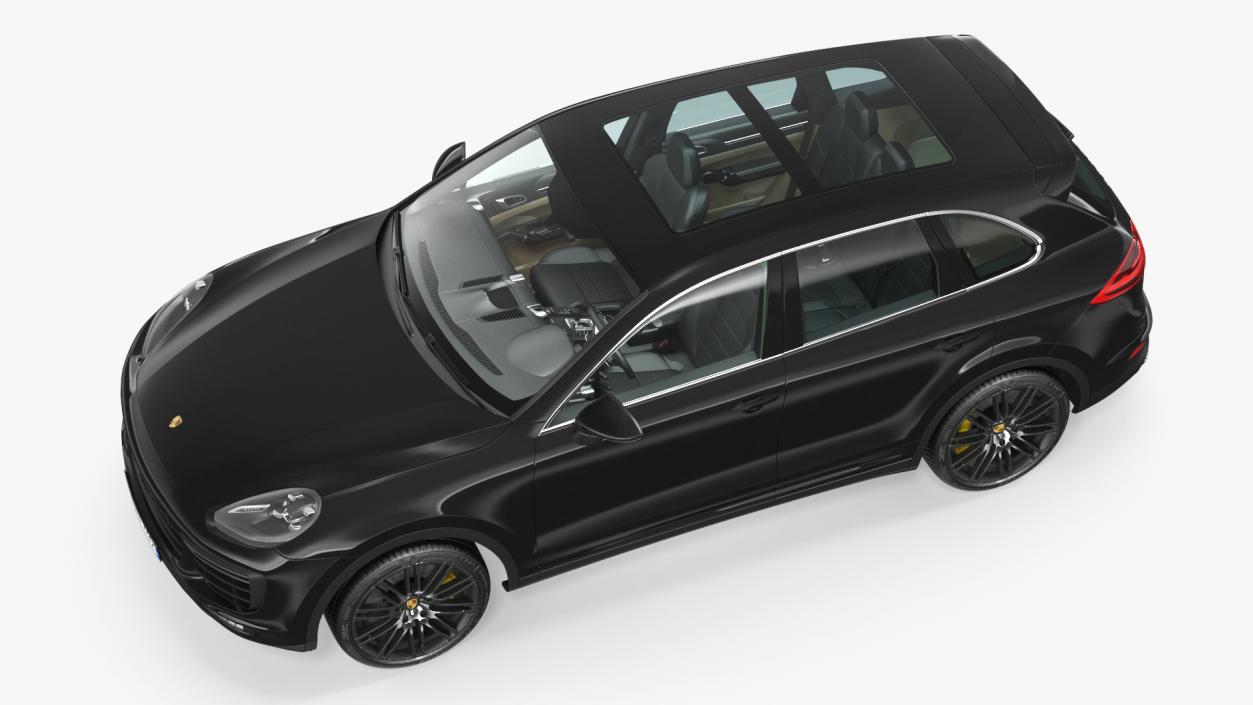 2015 Porsche Cayenne S Rigged 3D model