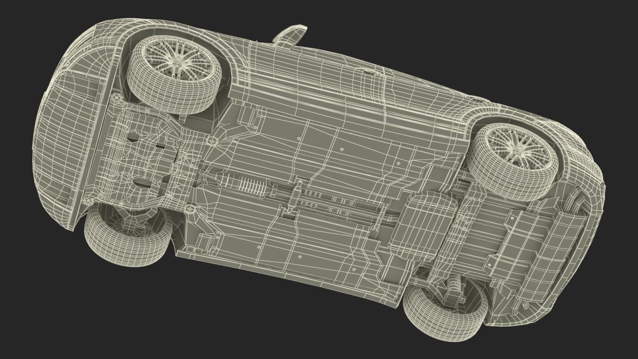 2015 Porsche Cayenne S Rigged 3D model