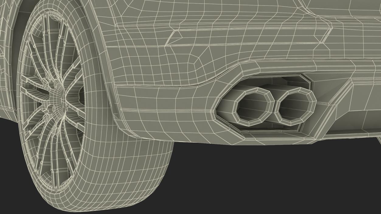 2015 Porsche Cayenne S Rigged 3D model