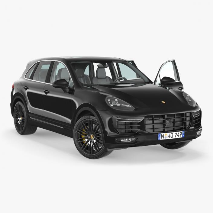 2015 Porsche Cayenne S Rigged 3D model