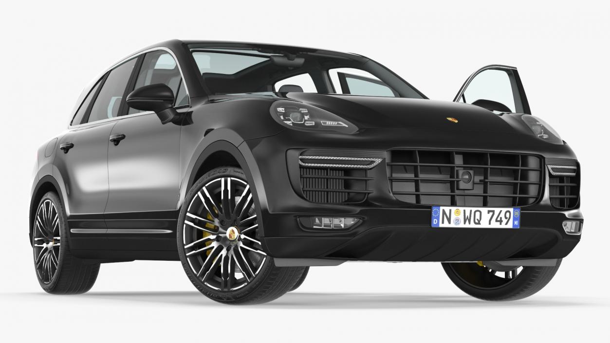 2015 Porsche Cayenne S Rigged 3D model