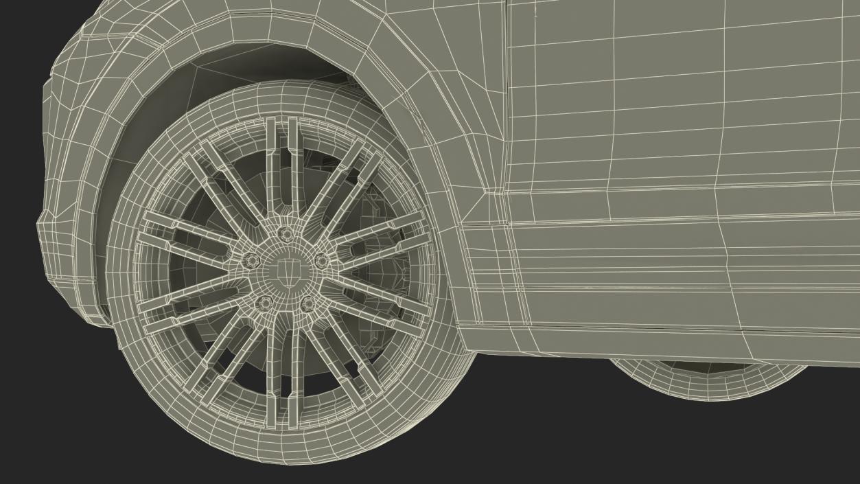 2015 Porsche Cayenne S Rigged 3D model