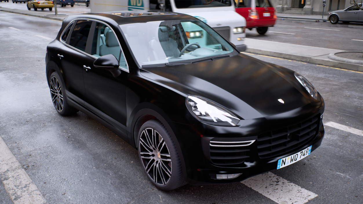 2015 Porsche Cayenne S Rigged 3D model