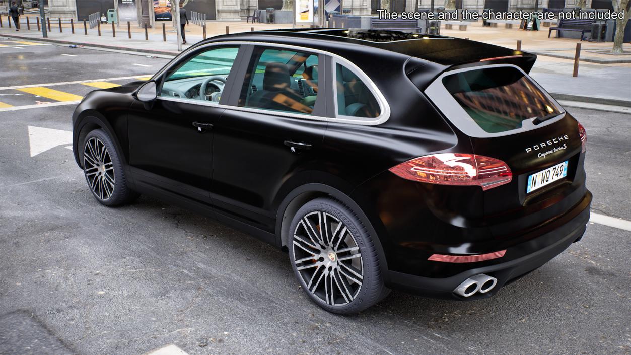 2015 Porsche Cayenne S Rigged 3D model