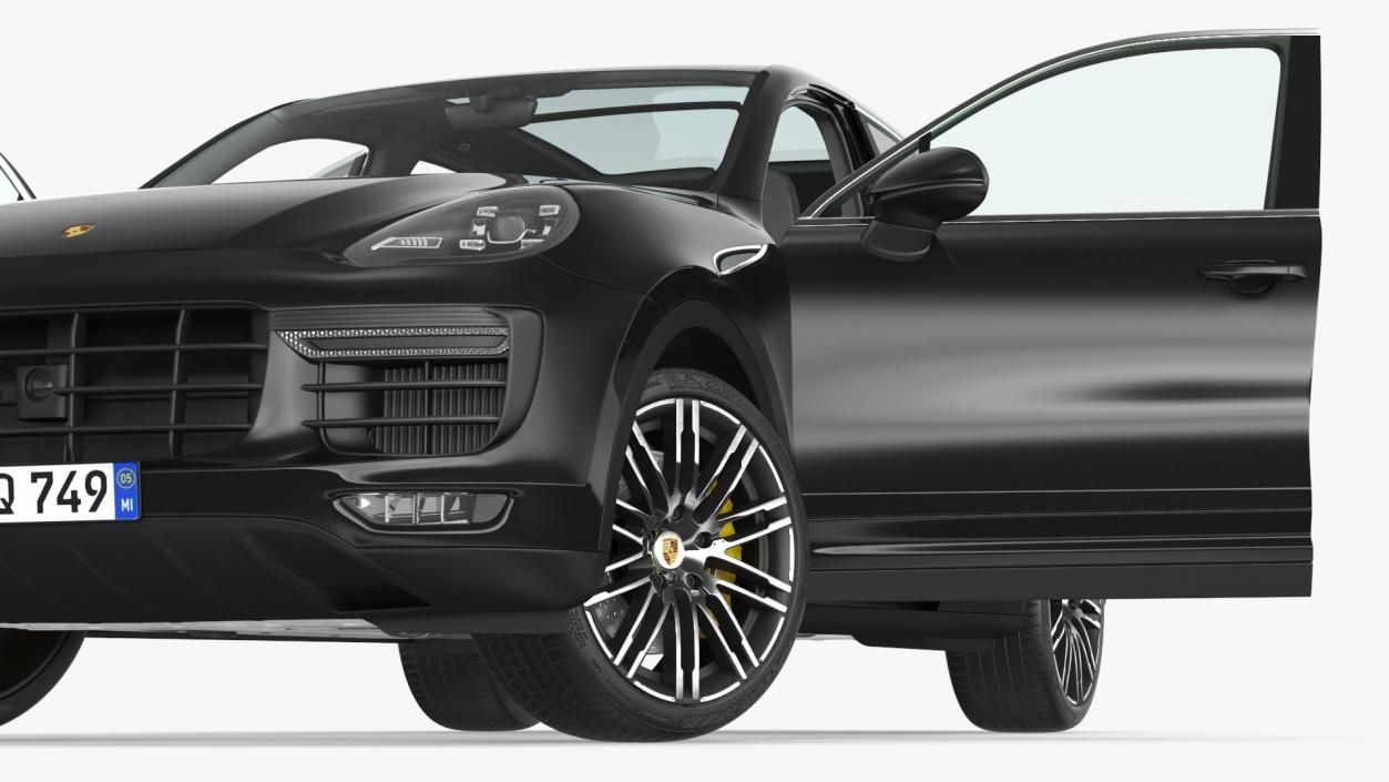 2015 Porsche Cayenne S Rigged 3D model