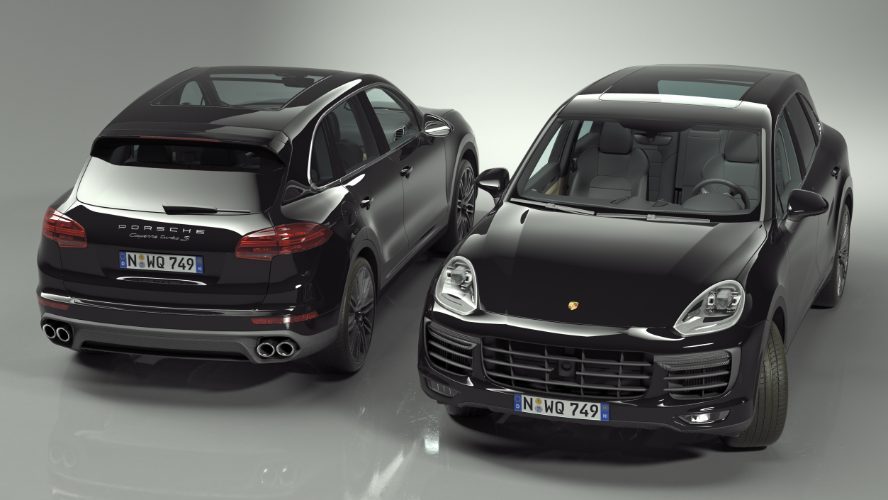 2015 Porsche Cayenne S Rigged 3D model