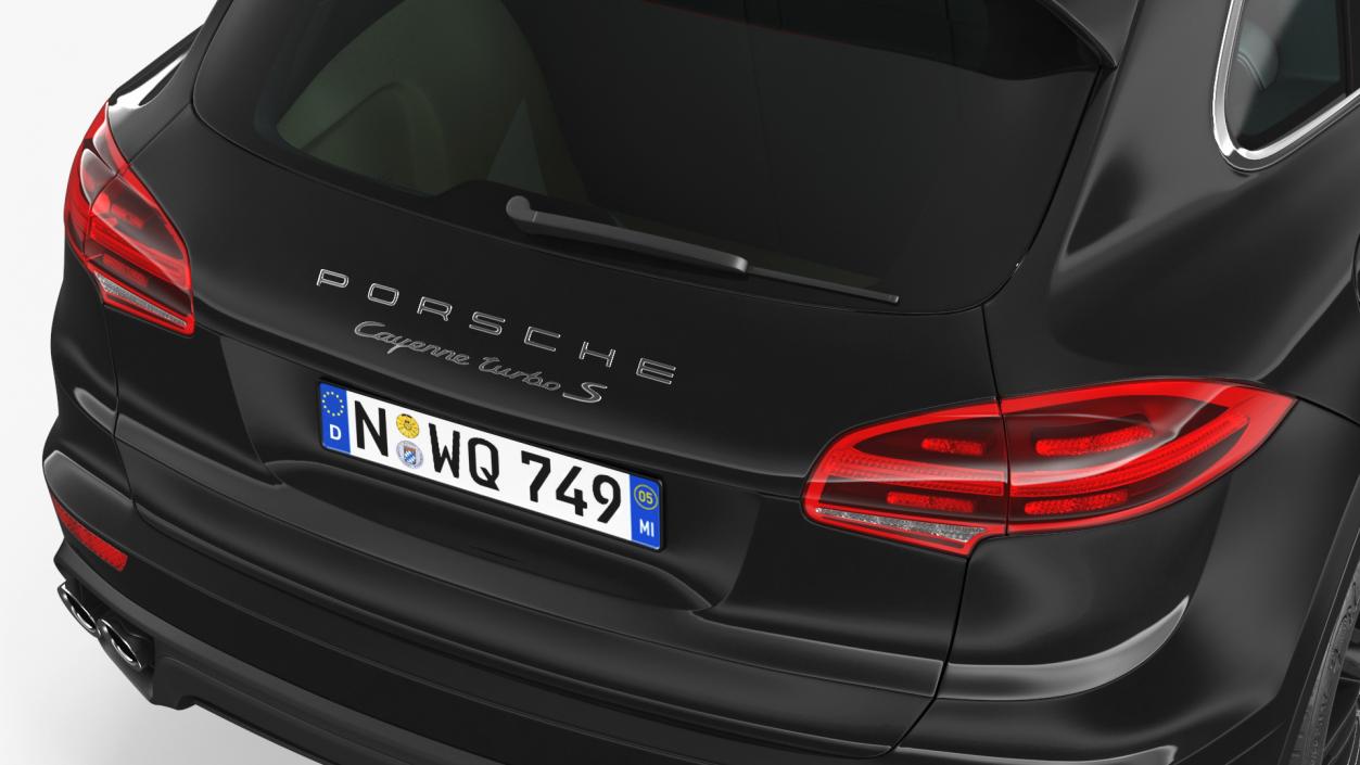 2015 Porsche Cayenne S Rigged 3D model