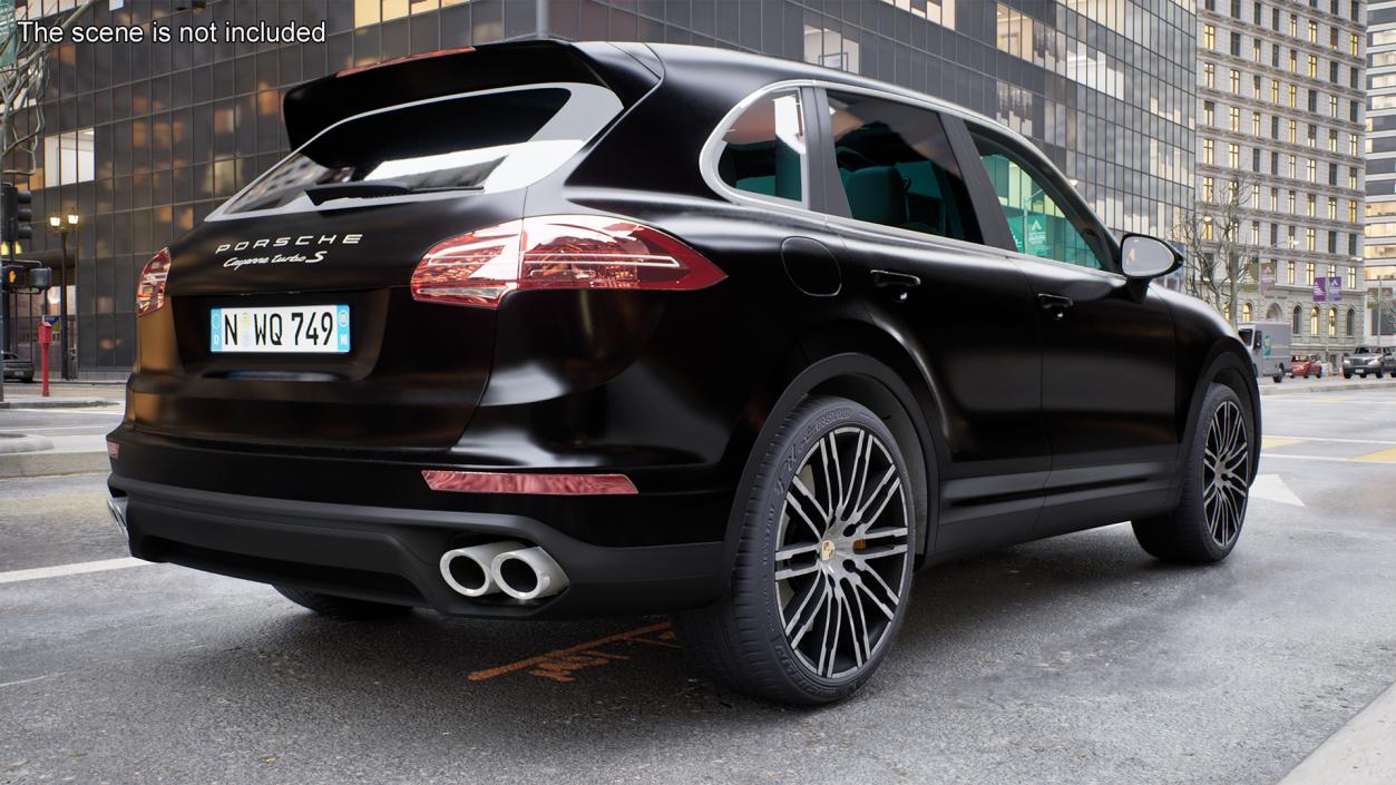 2015 Porsche Cayenne S Rigged 3D model