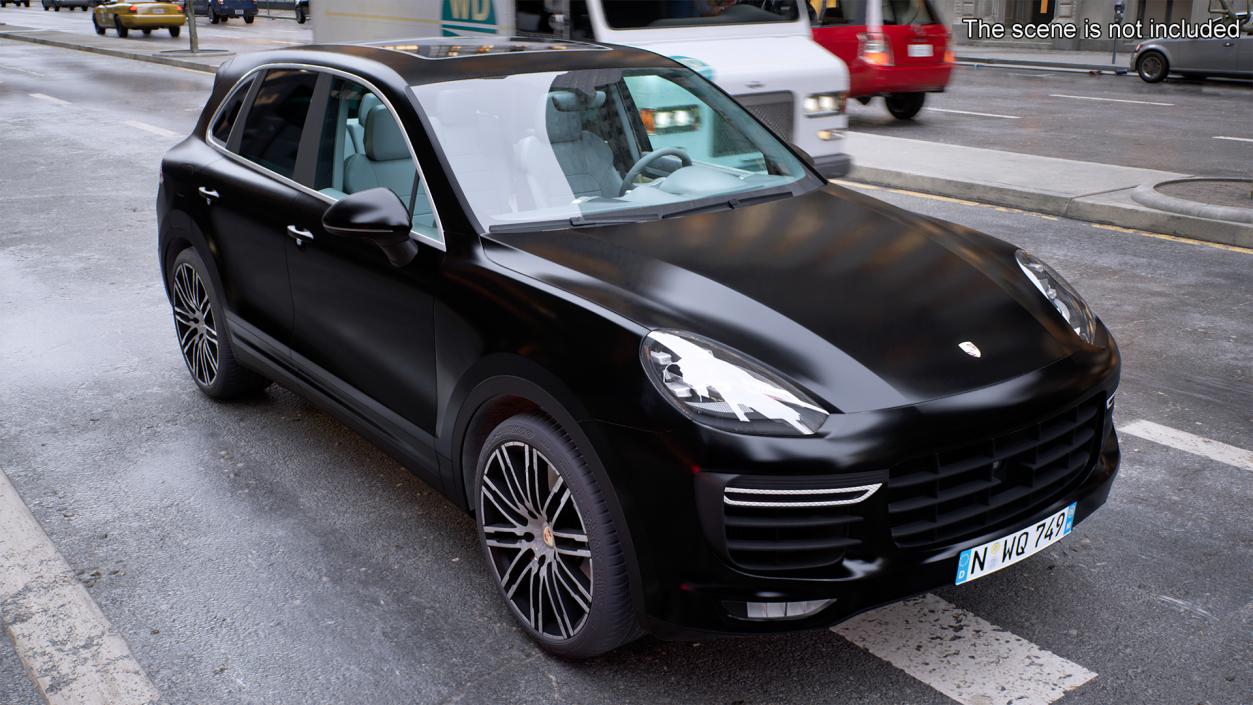 2015 Porsche Cayenne S Rigged 3D model