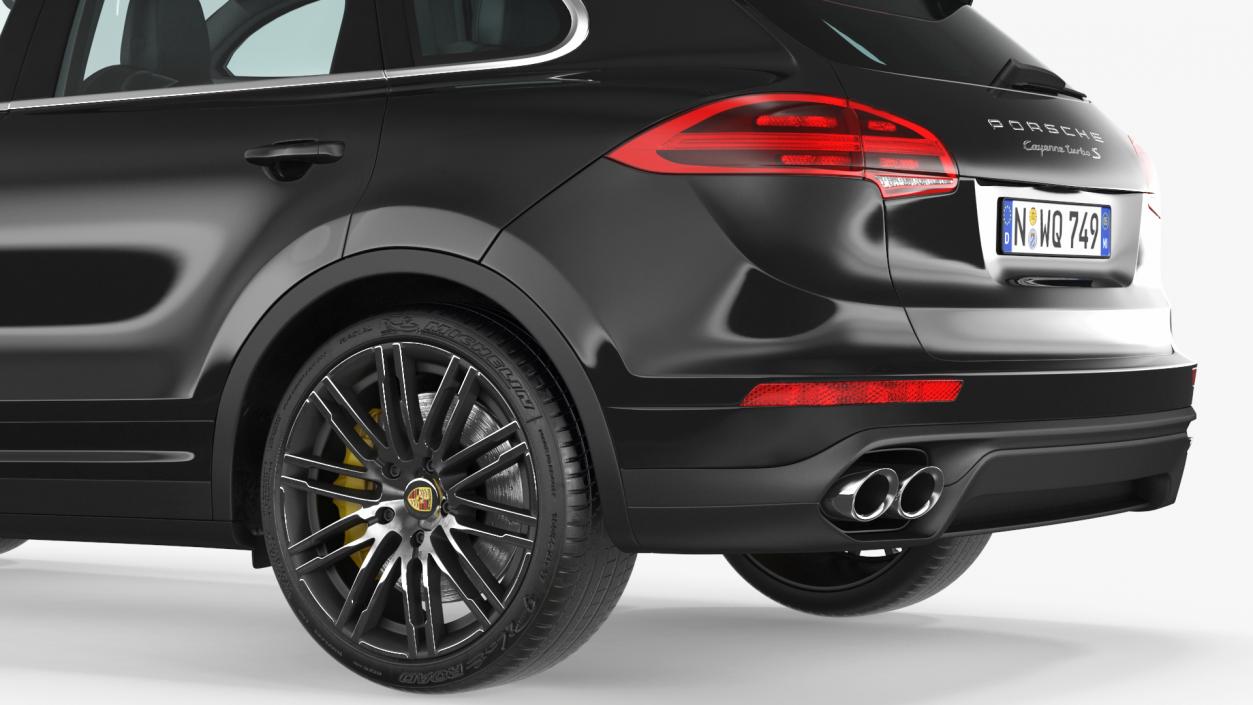 2015 Porsche Cayenne S Rigged 3D model