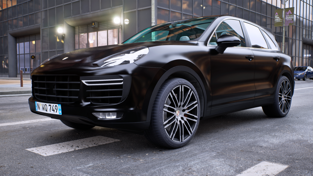 2015 Porsche Cayenne S Rigged 3D model