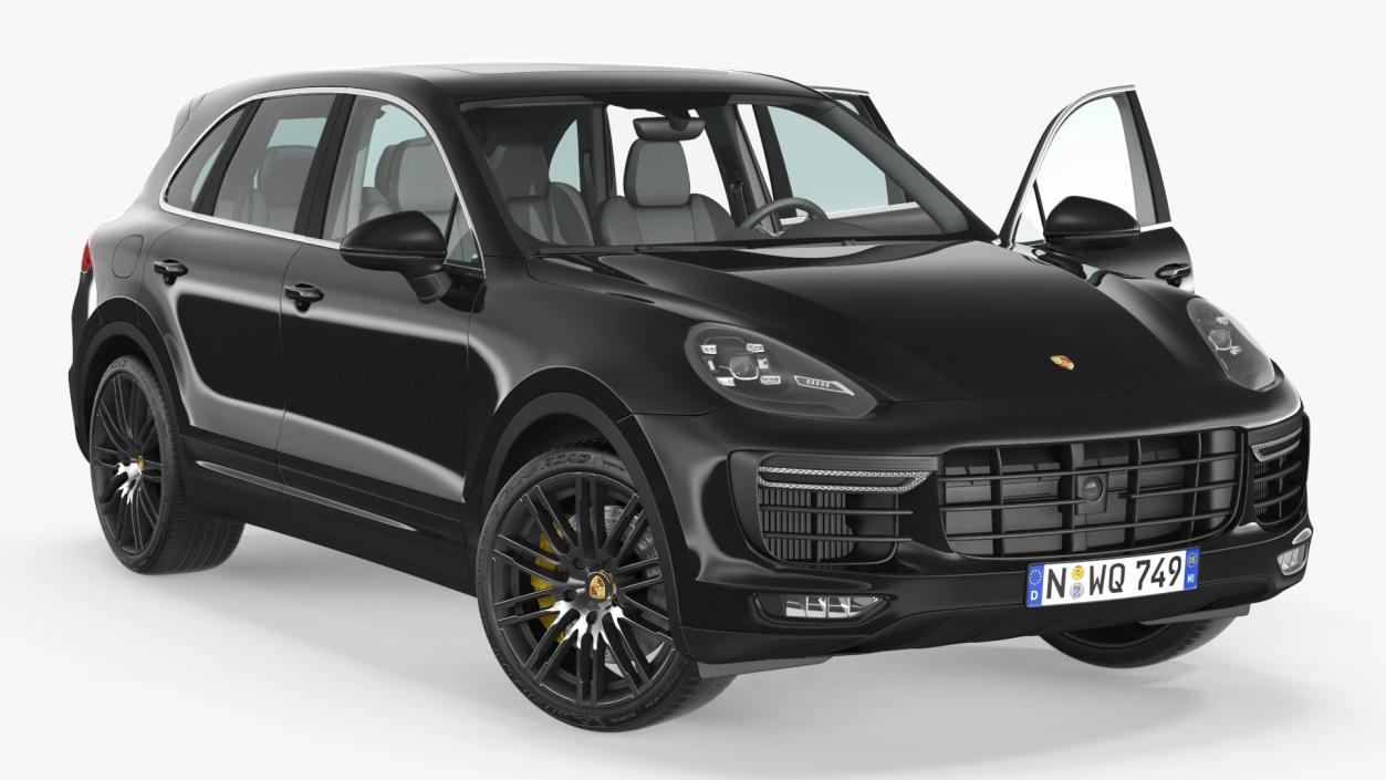 2015 Porsche Cayenne S Rigged 3D model