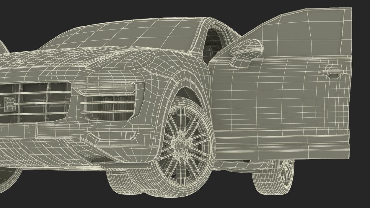 2015 Porsche Cayenne S Rigged 3D model