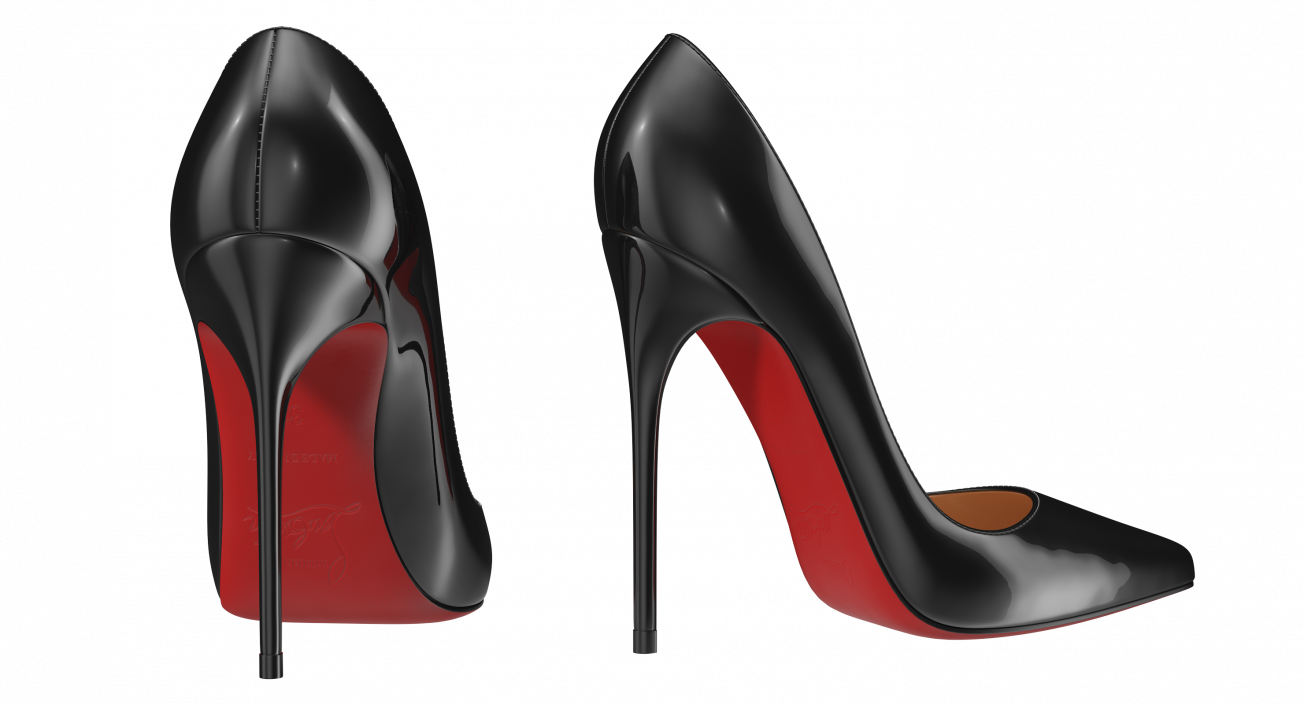High Heels Women Shoes 3D