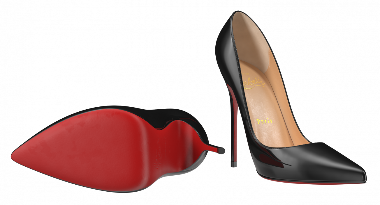 High Heels Women Shoes 3D