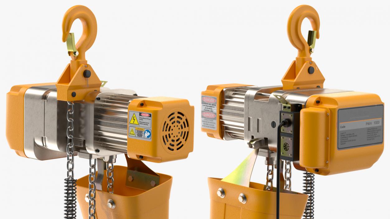 3D Electric Chain Hoist 1T model