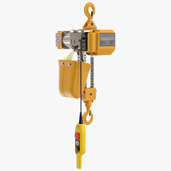 3D Electric Chain Hoist 1T model