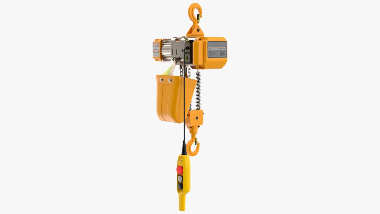 3D Electric Chain Hoist 1T model