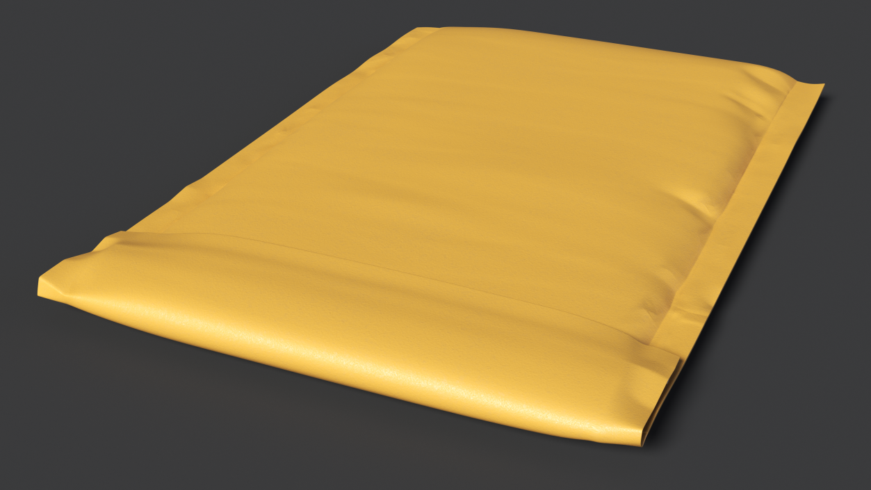 3D Thick Padded Envelope Kraft Paper model