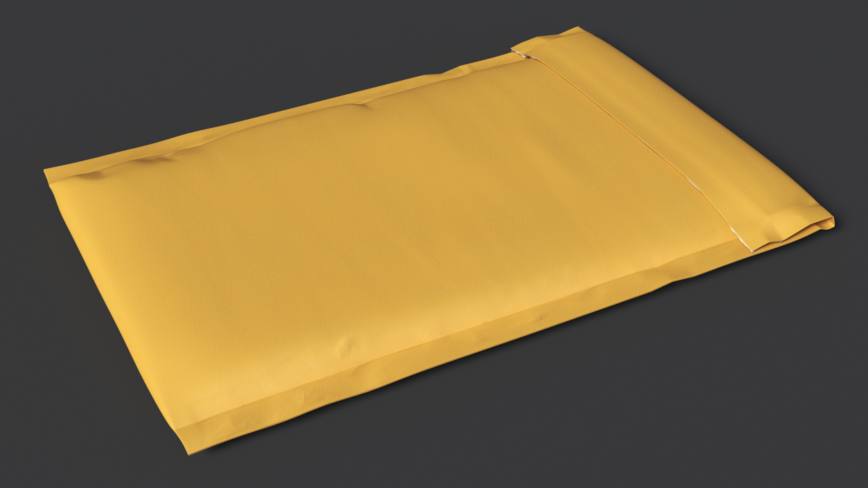 3D Thick Padded Envelope Kraft Paper model