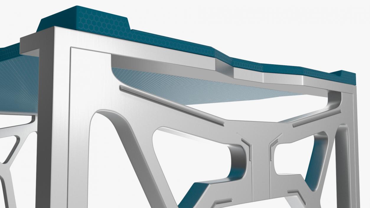 3D Futuristic Table Blue