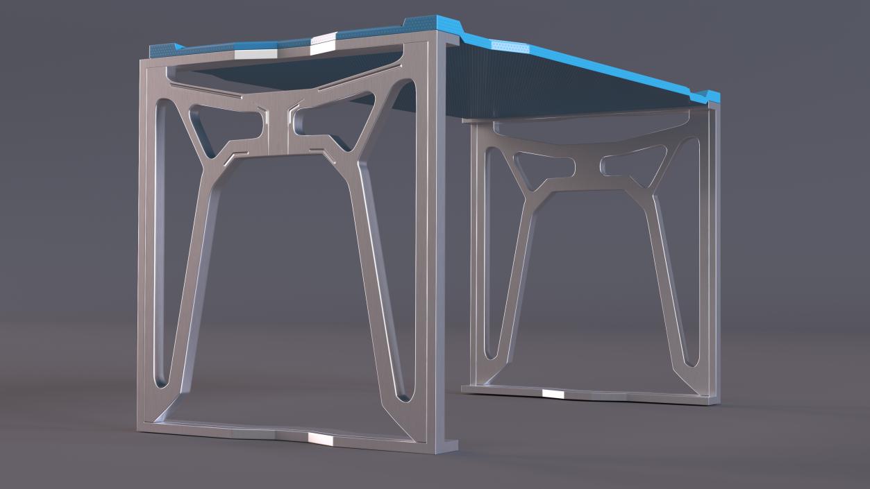 3D Futuristic Table Blue