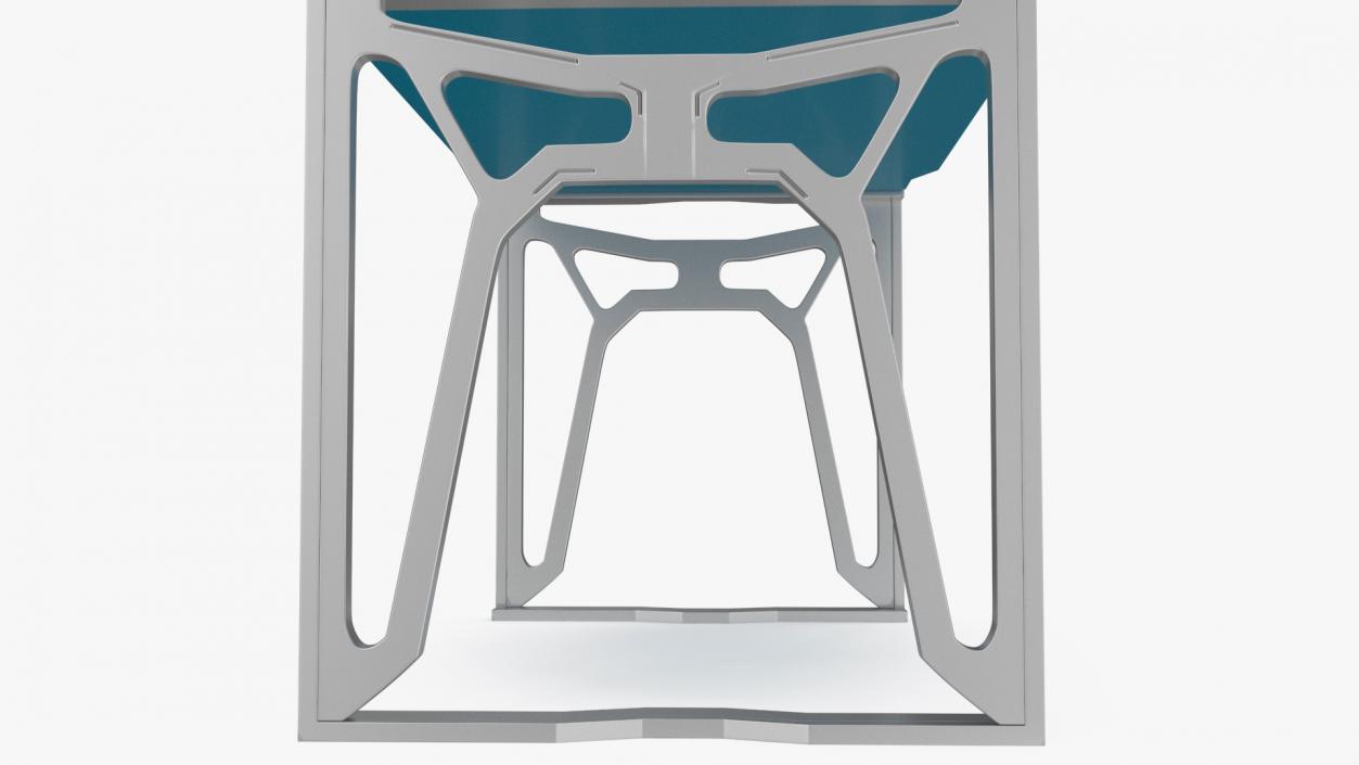 3D Futuristic Table Blue