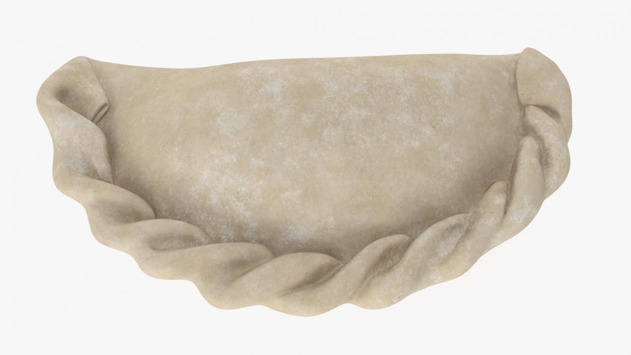 Pierogi Dumpling Raw 2 3D