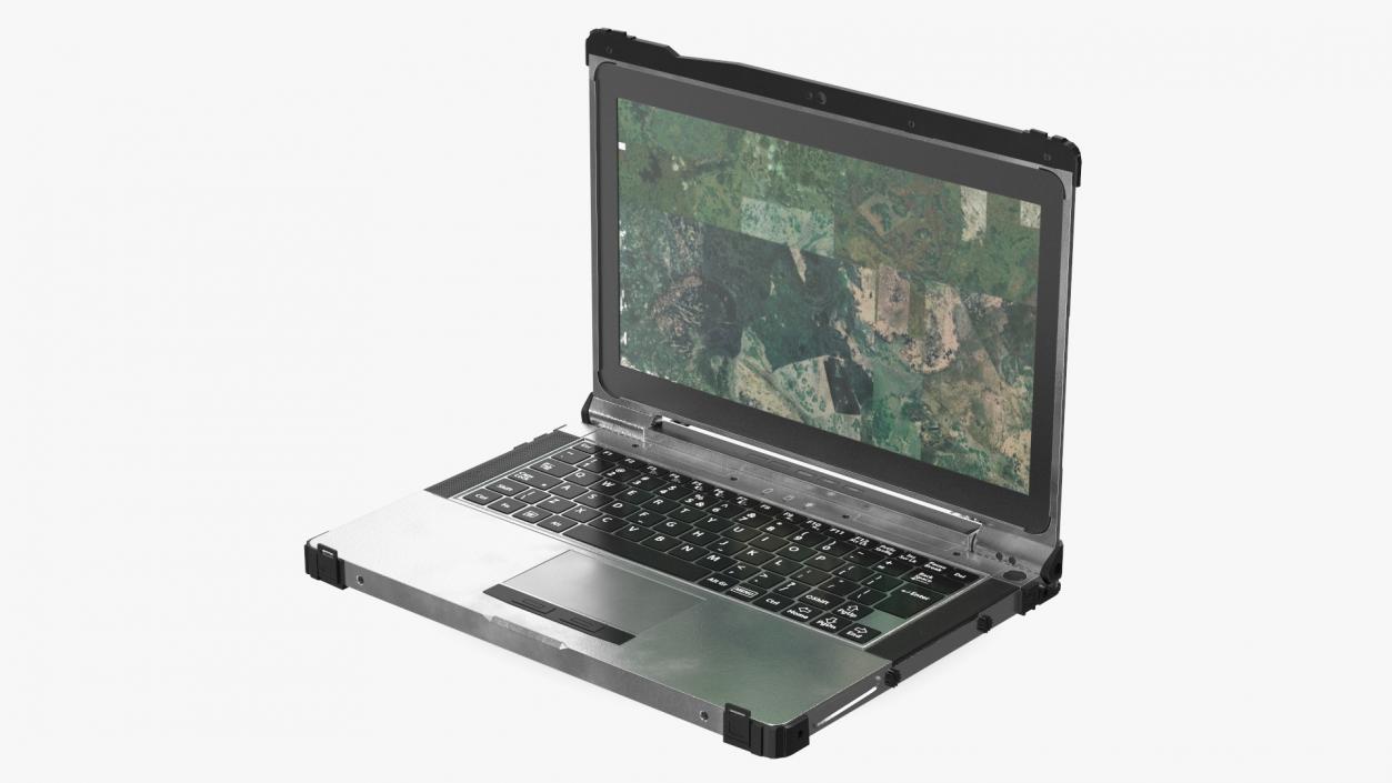 Military Armored Laptop Metallic 3D